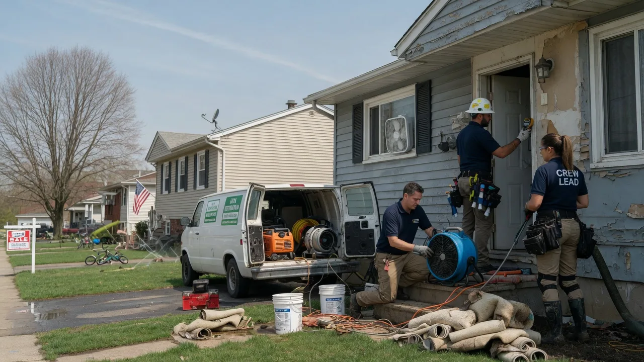 Flood Cleanup in Mackeyville, PA near me